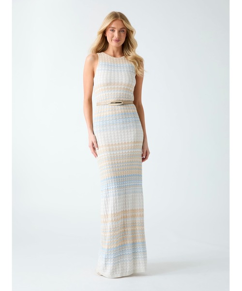Guess(ゲス)の「ROSALYN Sweater Dress ワンピース ドレス マキシ丈(ワンピース・レディース・アイボリー/ピンク・MEDIUM/SMALL/X-SMALL)」の16枚目の写真