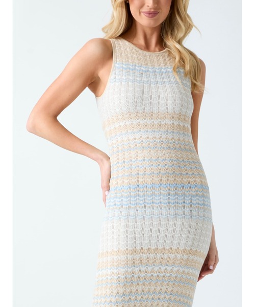 Guess(ゲス)の「ROSALYN Sweater Dress ワンピース ドレス マキシ丈(ワンピース・レディース・アイボリー/ピンク・MEDIUM/SMALL/X-SMALL)」の3枚目の写真