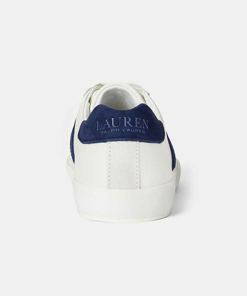 LAUREN RALPH LAUREN(ローレン ラルフ ローレン)の「ローレン ラルフ ローレン BRAYLEE ブレイリー スニーカー(スニーカー・レディース・ホワイト×ネイビー・75/70/65/60/55)」の4枚目の写真