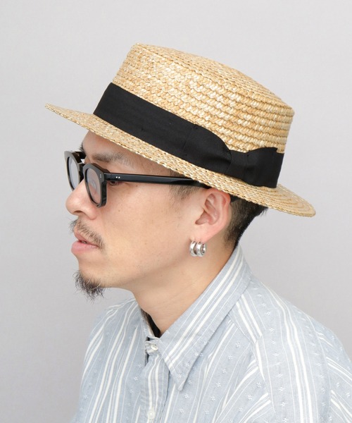 ReqHatter(レックハッター)の「鬼麦 麦わら カンカン帽(ハット・メンズ・ベージュ/アイボリー・FREE)」の20枚目の写真