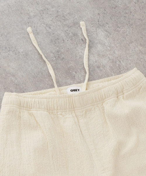 OBEY(オベイ)の「OBEY / オベイ ROSES EMBELLISHED PANT(スウェットパンツ・レディース・ブラック/アイボリー・X-SMALL)」の7枚目の写真