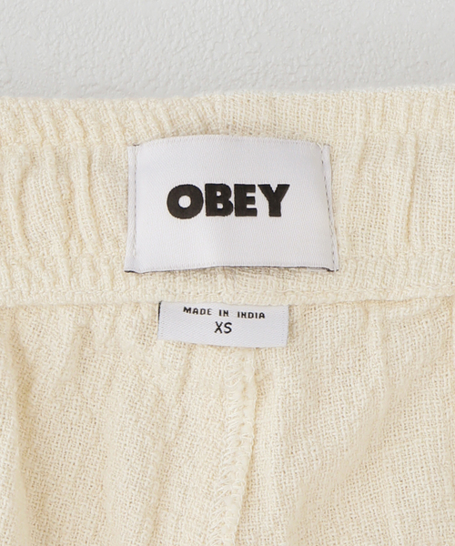 OBEY(オベイ)の「OBEY / オベイ ROSES EMBELLISHED PANT(スウェットパンツ・レディース・ブラック/アイボリー・X-SMALL)」の9枚目の写真