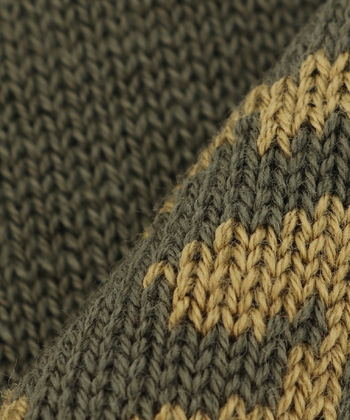 Carhartt WIP（カーハートダブリューアイピー）の「CARHARTT WIP / カーハート ダブリューアイピー CHEDDA WIP BEANIE（ニットキャップ/ビーニー・メンズ・グリーン/ブルー/ブラック・FREE）」の6枚目の写真