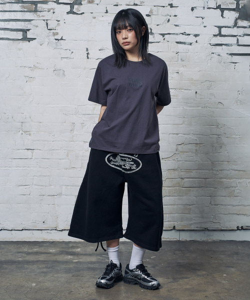 PEID(ペイド)の「PD PDAC半袖Tシャツチャコール(Tシャツ/カットソー・レディース・チャコール・2/3/4/5/6/1)」の5枚目の写真