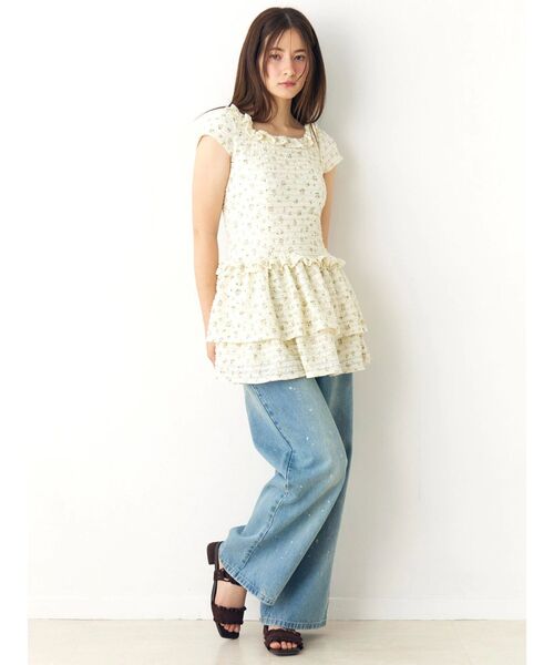 CALNAMUR（カルナムール）の「フリルディテールミュール（サンダル・レディース・レッド/ブラウン・SMALL/MEDIUM/LARGE）」の7枚目の写真