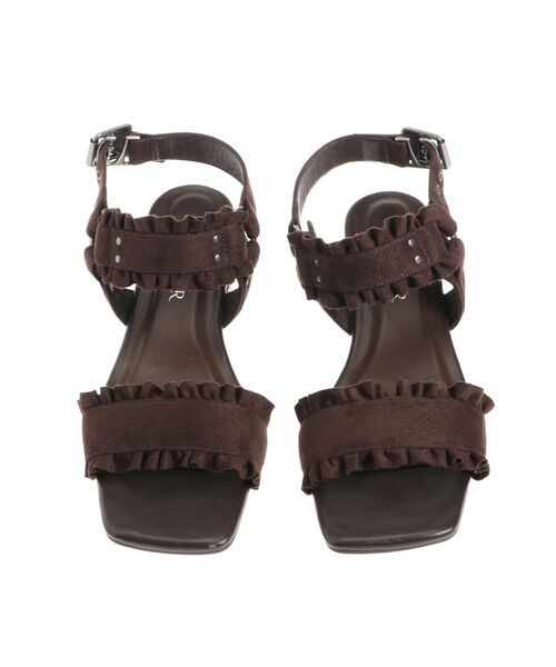 CALNAMUR（カルナムール）の「フリルディテールミュール（サンダル・レディース・レッド/ブラウン・SMALL/MEDIUM/LARGE）」の10枚目の写真