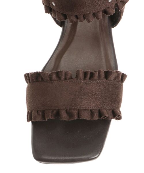 CALNAMUR（カルナムール）の「フリルディテールミュール（サンダル・レディース・レッド/ブラウン・SMALL/MEDIUM/LARGE）」の14枚目の写真