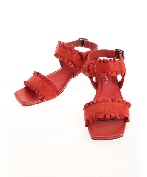 CALNAMUR（カルナムール）の「フリルディテールミュール（サンダル・レディース・レッド/ブラウン・SMALL/MEDIUM/LARGE）」の15枚目の写真