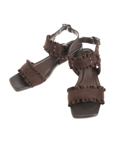 CALNAMUR（カルナムール）の「フリルディテールミュール（サンダル・レディース・レッド/ブラウン・SMALL/MEDIUM/LARGE）」の16枚目の写真