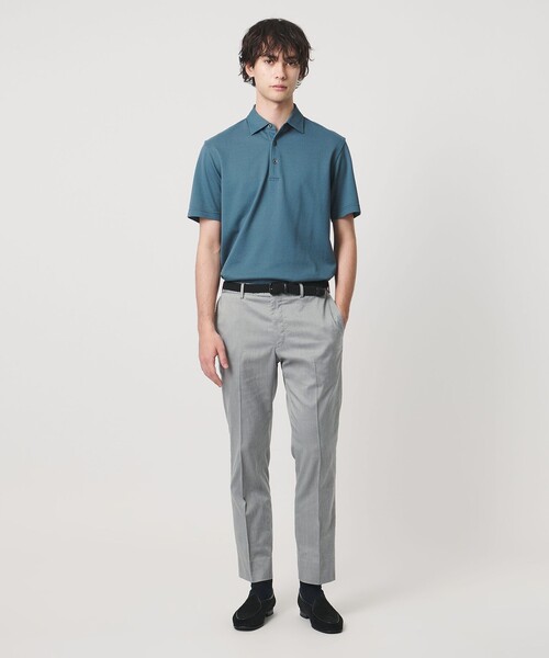 UNITED ARROWS(ユナイテッドアローズ)の「クールモーション ツイル サイドエクステンド ノープリーツ スラックス COMFORT EASY‐MODEL 接触冷感 吸水速乾 ヨコストレッチ(スラックス・メンズ・グレー系/ベージュ・50/44/46/48)」の11枚目の写真