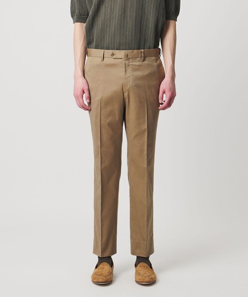UNITED ARROWS(ユナイテッドアローズ)の「クールモーション ツイル サイドエクステンド ノープリーツ スラックス COMFORT EASY‐MODEL 接触冷感 吸水速乾 ヨコストレッチ(スラックス・メンズ・グレー系/ベージュ・50/44/46/48)」の17枚目の写真