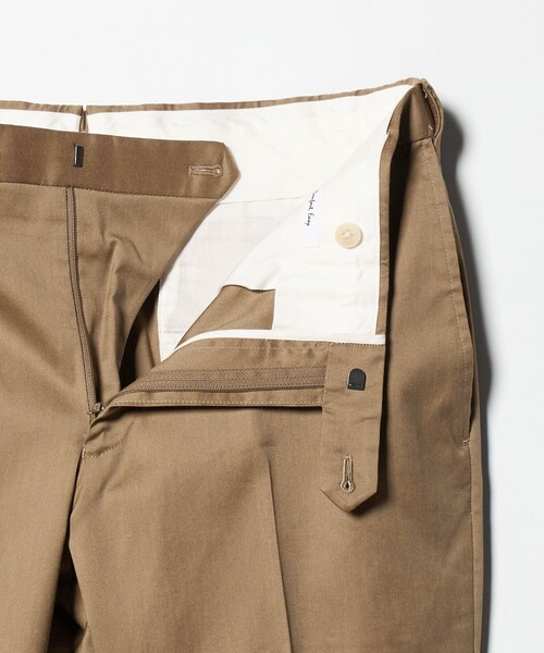 UNITED ARROWS(ユナイテッドアローズ)の「クールモーション ツイル サイドエクステンド ノープリーツ スラックス COMFORT EASY‐MODEL 接触冷感 吸水速乾 ヨコストレッチ(スラックス・メンズ・グレー系/ベージュ・50/44/46/48)」の6枚目の写真