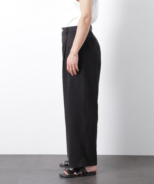 NANO universe（ナノユニバース）の「｢OtoNANO｣ SUNFADE DENIM（デニムパンツ・メンズ・ブラック/ブラウン・L/M/S）」の10枚目の写真