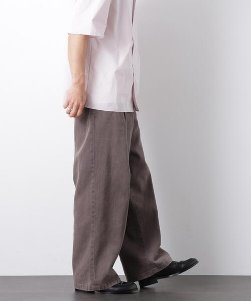NANO universe（ナノユニバース）の「｢OtoNANO｣ SUNFADE DENIM（デニムパンツ・メンズ・ブラック/ブラウン・L/M/S）」の17枚目の写真