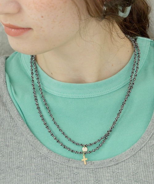 GEORGE'S(ジョージズ)の「【OJO DE MEX】1Motif Necklace(ネックレス・レディース・ターコイズブルー/イエロー/ブラック・FREE)」の2枚目の写真