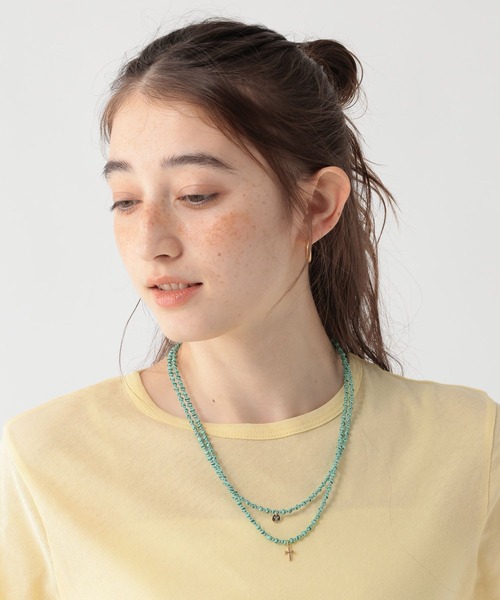 GEORGE'S(ジョージズ)の「【OJO DE MEX】1Motif Necklace(ネックレス・レディース・ターコイズブルー/イエロー/ブラック/グリーン/ブルー系その他/イエロー系その他2・FREE)」の12枚目の写真