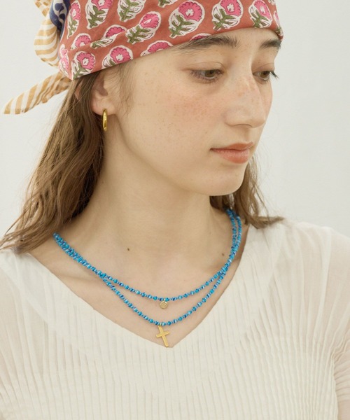 GEORGE'S(ジョージズ)の「【OJO DE MEX】1Motif Necklace(ネックレス・レディース・ターコイズブルー/イエロー/ブラック/グリーン/ブルー系その他/イエロー系その他2・FREE)」の14枚目の写真