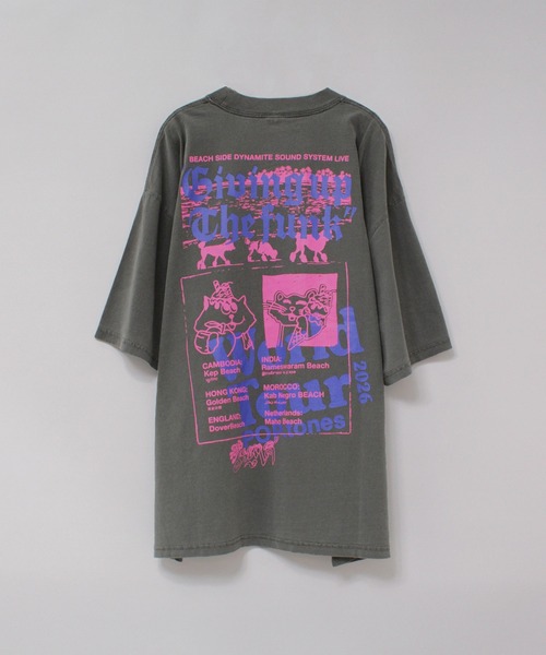 MARKEY'S（マーキーズ）の「M2642 ポップトーンズプリントビッグT（Tシャツ/カットソー・レディース・ピンク/ホワイト/ブラック・MEDIUM）」の13枚目の写真