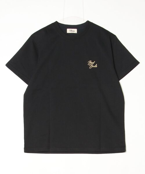 Disney(ディズニー)の「【DISNEY/ディズニー】ミッキーマウス・ミニーマウス プリント半袖Tシャツ MICKEY AND FRIENDS(Tシャツ/カットソー・レディース・ピンク/グリーン/ブラック/クリーム・LARGE/MEDIUM)」の5枚目の写真