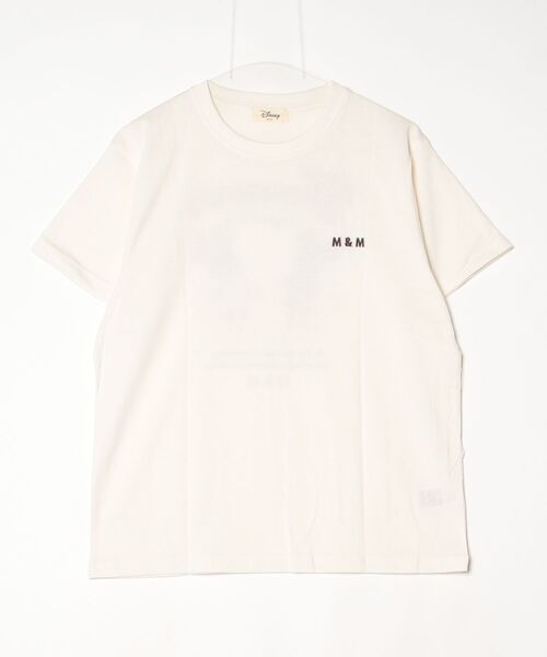 Disney(ディズニー)の「【DISNEY/ディズニー】ミッキーマウス・ミニーマウス プリント半袖Tシャツ MICKEY AND FRIENDS(Tシャツ/カットソー・レディース・ピンク/グリーン/ブラック/クリーム・LARGE/MEDIUM)」の6枚目の写真