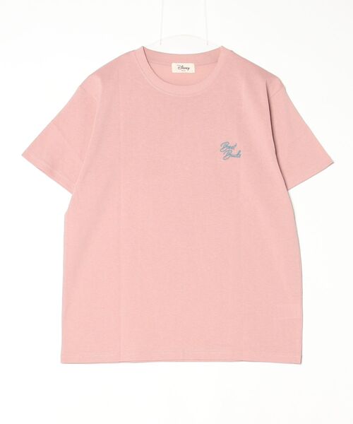 Disney(ディズニー)の「【DISNEY/ディズニー】ミッキーマウス・ミニーマウス プリント半袖Tシャツ MICKEY AND FRIENDS(Tシャツ/カットソー・レディース・ピンク/グリーン/ブラック/クリーム・LARGE/MEDIUM)」の8枚目の写真
