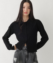 クルミボタンポロニット 666498