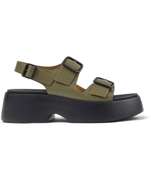 CAMPER（カンペール）の「[カンペール] TASHA / サンダル（サンダル・レディース・カーキ・23.5cm/25.5cm/24.0cm/25.0cm/22.5cm/23.0cm）」の2枚目の写真