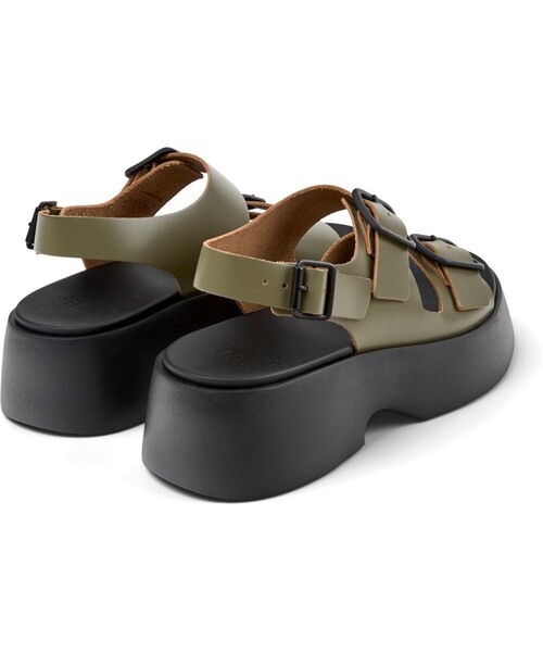 CAMPER（カンペール）の「[カンペール] TASHA / サンダル（サンダル・レディース・カーキ・23.5cm/25.5cm/24.0cm/25.0cm/22.5cm/23.0cm）」の3枚目の写真