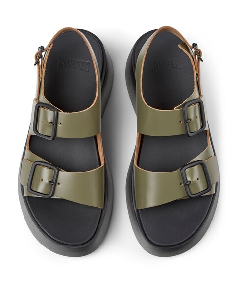 CAMPER（カンペール）の「[カンペール] TASHA / サンダル（サンダル・レディース・カーキ・23.5cm/25.5cm/24.0cm/25.0cm/22.5cm/23.0cm）」の4枚目の写真