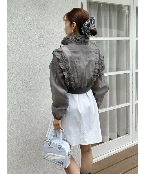 LILY BROWN(リリーブラウン)の「【LILY BROWN×PUMA】ミニグリップバッグ(ハンドバッグ・レディース・サックスブルー/ライム・F)」の4枚目の写真
