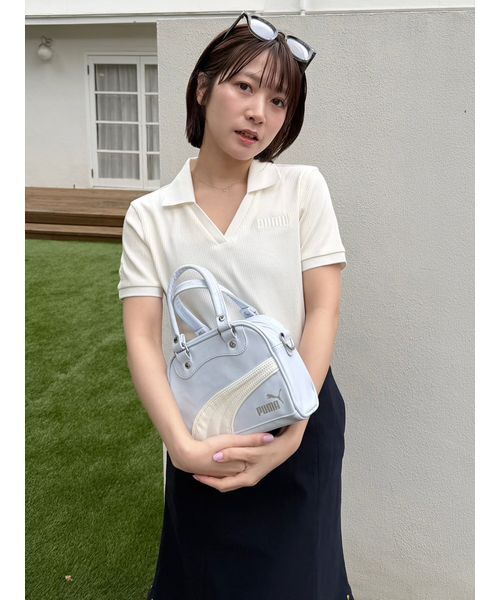 LILY BROWN(リリーブラウン)の「【LILY BROWN×PUMA】ミニグリップバッグ(ハンドバッグ・レディース・サックスブルー/ライム・F)」の14枚目の写真