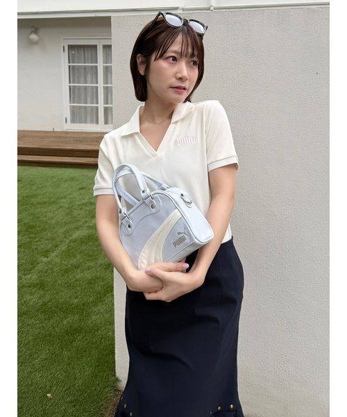 LILY BROWN(リリーブラウン)の「【LILY BROWN×PUMA】ミニグリップバッグ(ハンドバッグ・レディース・サックスブルー/ライム・F)」の15枚目の写真