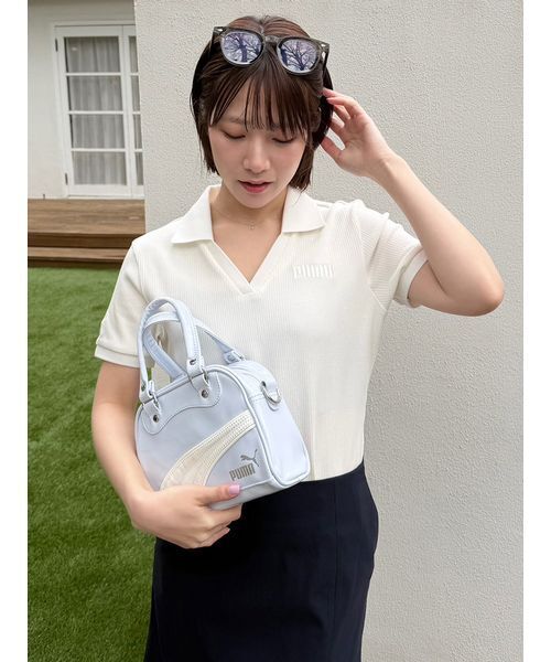 LILY BROWN(リリーブラウン)の「【LILY BROWN×PUMA】ミニグリップバッグ(ハンドバッグ・レディース・サックスブルー/ライム・F)」の16枚目の写真