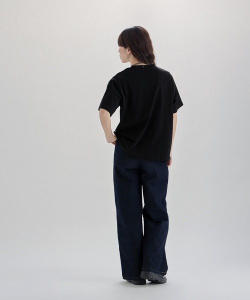 etoll.(エトル)の「UVカット&接触冷感 フルーツフォトプリントTシャツ(Tシャツ/カットソー・レディース・オフホワイト/ホワイト系2/ブラック/ブラック系2・FREE)」の14枚目の写真