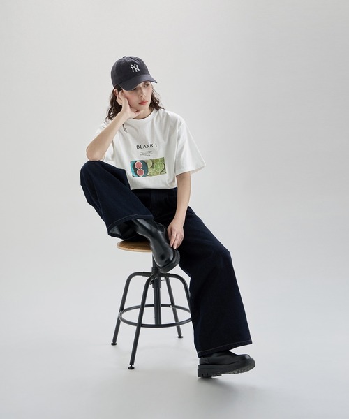 etoll.(エトル)の「UVカット&接触冷感 フルーツフォトプリントTシャツ(Tシャツ/カットソー・レディース・オフホワイト/ホワイト系2/ブラック/ブラック系2・FREE)」の19枚目の写真