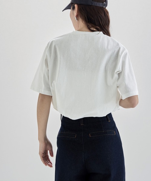 etoll.(エトル)の「UVカット&接触冷感 フルーツフォトプリントTシャツ(Tシャツ/カットソー・レディース・オフホワイト/ホワイト系2/ブラック/ブラック系2・FREE)」の22枚目の写真