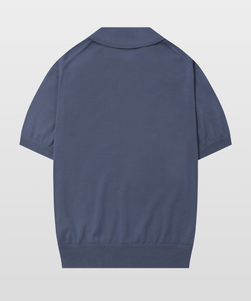MANNERGRAM（マナーグラム）の「[ゼニア イタリア輸入原糸] Zegna YARN カラーニット ライトブルー_ゼニア サマーウール100（ニット/セーター・メンズ・その他・MEDIUM/LARGE/X-LARGE）」の8枚目の写真