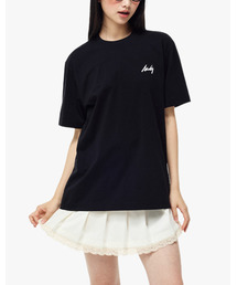 NDY（エヌディーワイ）の「カセットテープ半袖Tシャツブラック（Tシャツ/カットソー）」