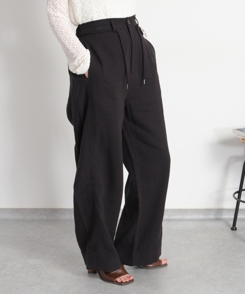 cepo(セポ)の「〈セットアップ対応〉パナマワイドバレルパンツ(その他パンツ・レディース・オフホワイト/ブラック・L/M/S)」の14枚目の写真