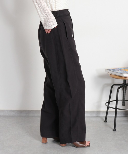 cepo(セポ)の「〈セットアップ対応〉パナマワイドバレルパンツ(その他パンツ・レディース・オフホワイト/ブラック・L/M/S)」の13枚目の写真