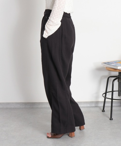 cepo(セポ)の「〈セットアップ対応〉パナマワイドバレルパンツ(その他パンツ・レディース・オフホワイト/ブラック・L/M/S)」の10枚目の写真