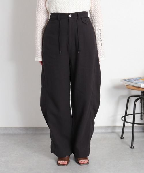 cepo(セポ)の「〈セットアップ対応〉パナマワイドバレルパンツ(その他パンツ・レディース・オフホワイト/ブラック・L/M/S)」の8枚目の写真