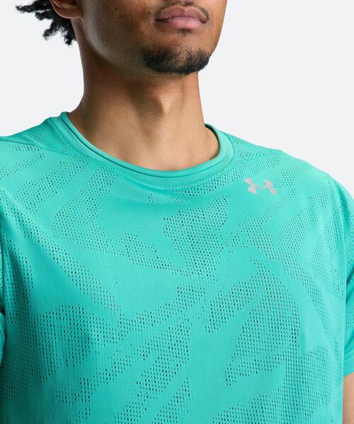 UNDER ARMOUR（アンダーアーマー）の「UAクール プロ ベント ショートスリーブ Tシャツ（トレーニング/メンズ）（Tシャツ/カットソー・メンズ・カーキ系・XL/M/L/2XL/S）」の4枚目の写真