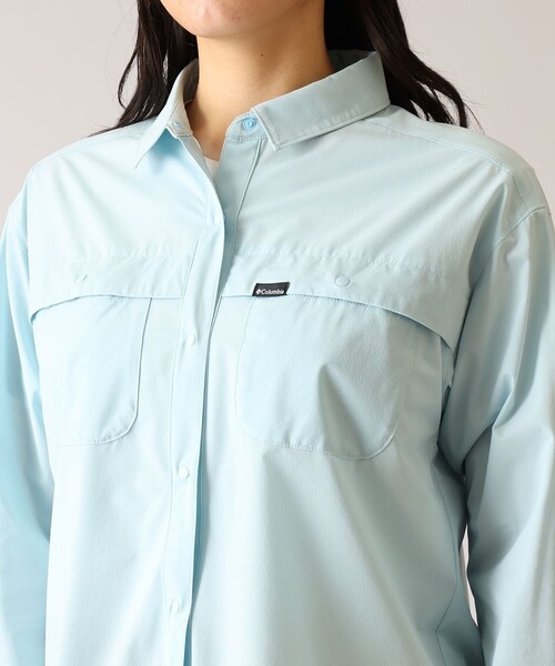 Columbia(コロンビア)の「Columbia/ ウィメンズライトキャニオンロングスリーブシャツ /コロンビア(シャツ/ブラウス・レディース・ベージュ/ブラック/ブルー・L/XL/M/S)」の14枚目の写真