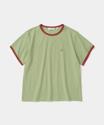 UNIFORM BRIDGE | slub ringer s/s t-shirt(womens) green(Tシャツ/カットソー)