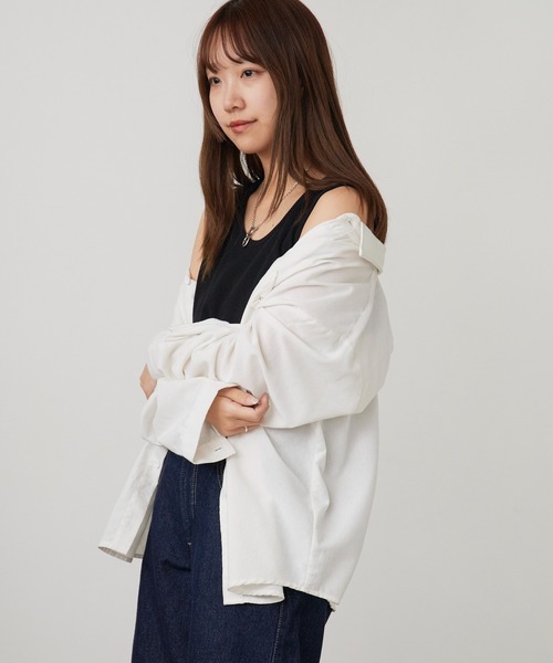 ROOPTOKYO（ループトウキョウ）の「ワッフル生地タンクトップ 無地 ノースリーブ 2026年 夏 夏服（タンクトップ・メンズ・ホワイト/ブラック・S/M/L）」の18枚目の写真