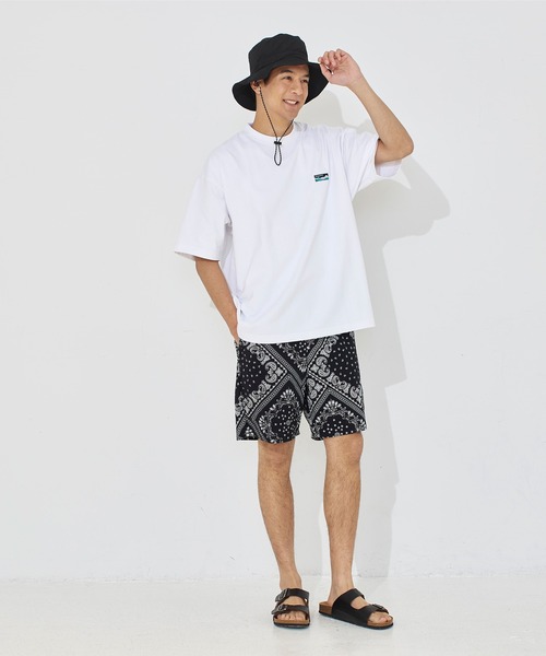 coca(coca)(コカ)の「ワッシャーナイロンバンダナ柄ショートパンツ(その他パンツ・メンズ・グレー/ブラック・L/XL/M)」の9枚目の写真