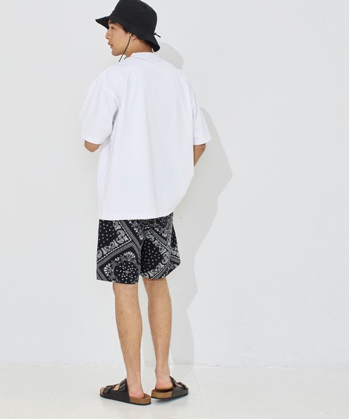 coca(coca)(コカ)の「ワッシャーナイロンバンダナ柄ショートパンツ(その他パンツ・メンズ・グレー/ブラック・L/XL/M)」の10枚目の写真