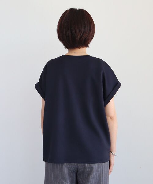 CRAFT STANDARD BOUTIQUE(クラフトスタンダードブティック)の「ライトダンボールタックプルオーバー(Tシャツ/カットソー・レディース・パープル/ネイビー/オフホワイト・FREE)」の20枚目の写真