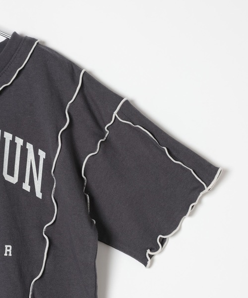 LEPSIM(レプシィム)の「【KIDS】ロゴメロウ裾レイヤーTSS 670936(Tシャツ/カットソー・キッズ・ライトグリーン/チャコールグレー・140/130/120)」の18枚目の写真